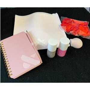 Brand New Olive & June Bundle Book, Poppy, Scrunchie, Case, Polish